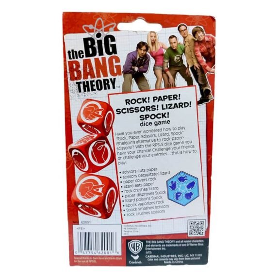 Big Bang Theory Rock Paper Scissors Lizard Spock Game
