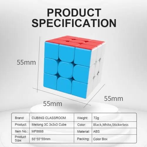 MOYU Magic Rubik's Cube Speed Meilong 3C Cube Puzzle Educational Antistress 3x3x3 Toy for Adults And Kids