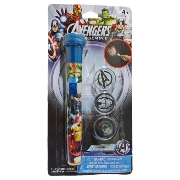 Projector Light Marvel Avengers Assemble With 3 Change Flash Tops Play Toy