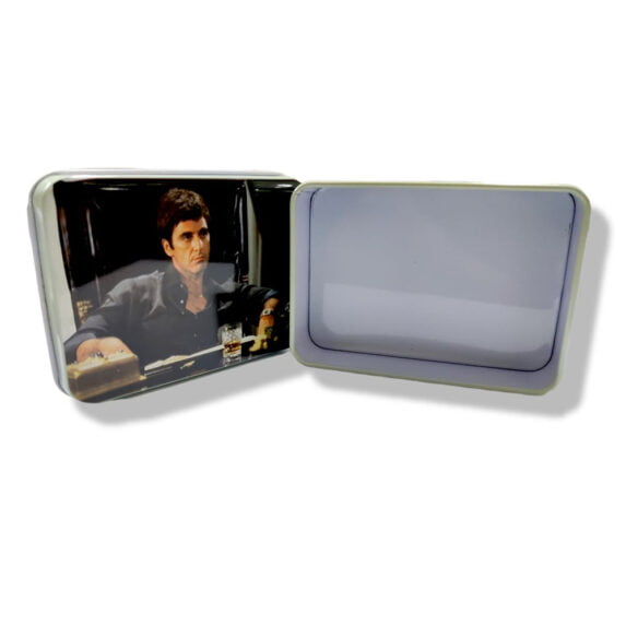 Al Pacino Scarface Tin Box Playing Card Storage Gift Box – Chocolate, Small Hair Accessories Metal Box with Lid