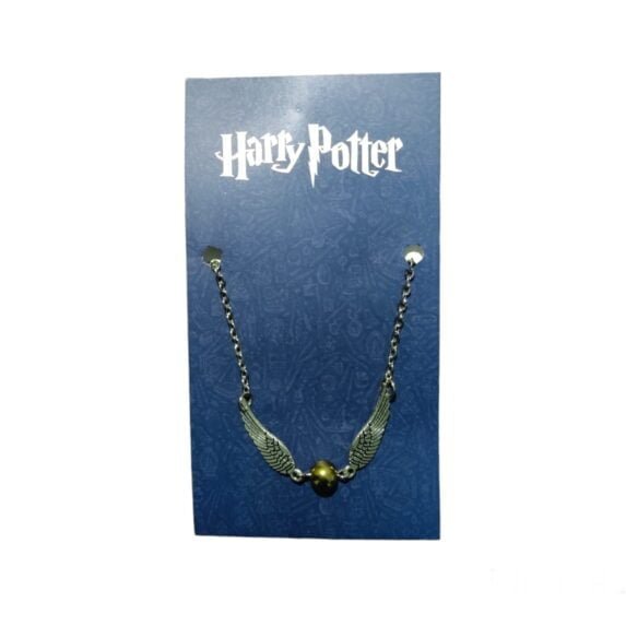 Harry potter golden snich silver necklace