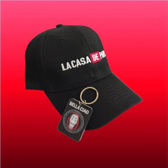 La Casa De Papel Cap And Keychain