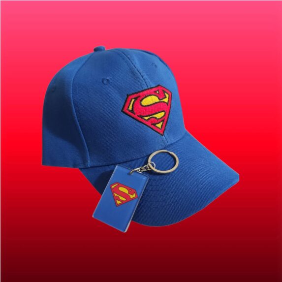 Superman Cap And Keychain