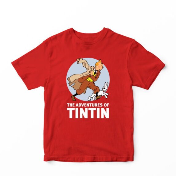 Adventures Of Tintin Cotton Graphic T-shirt For Men