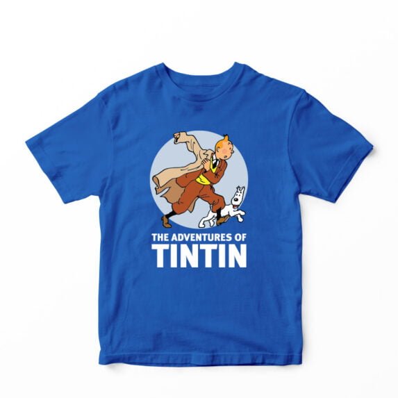 Adventures Of Tintin Cotton Graphic T-shirt For Men